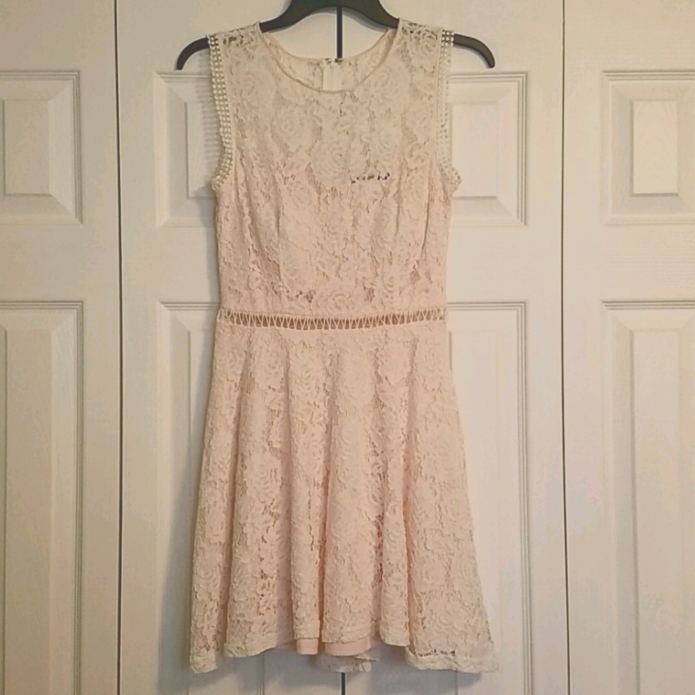 Floral Light Pink Dress